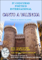 IV Concurso Poético Internacional Canto a Valencia