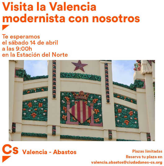 Visita guiada a la Valencia modernista
