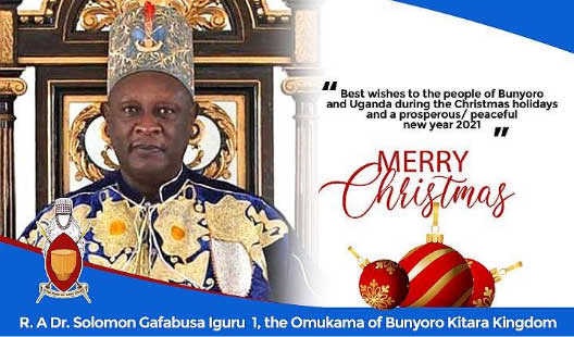 Felicitación de Navidad del Omukama Solomon Gafabusa Iguru I